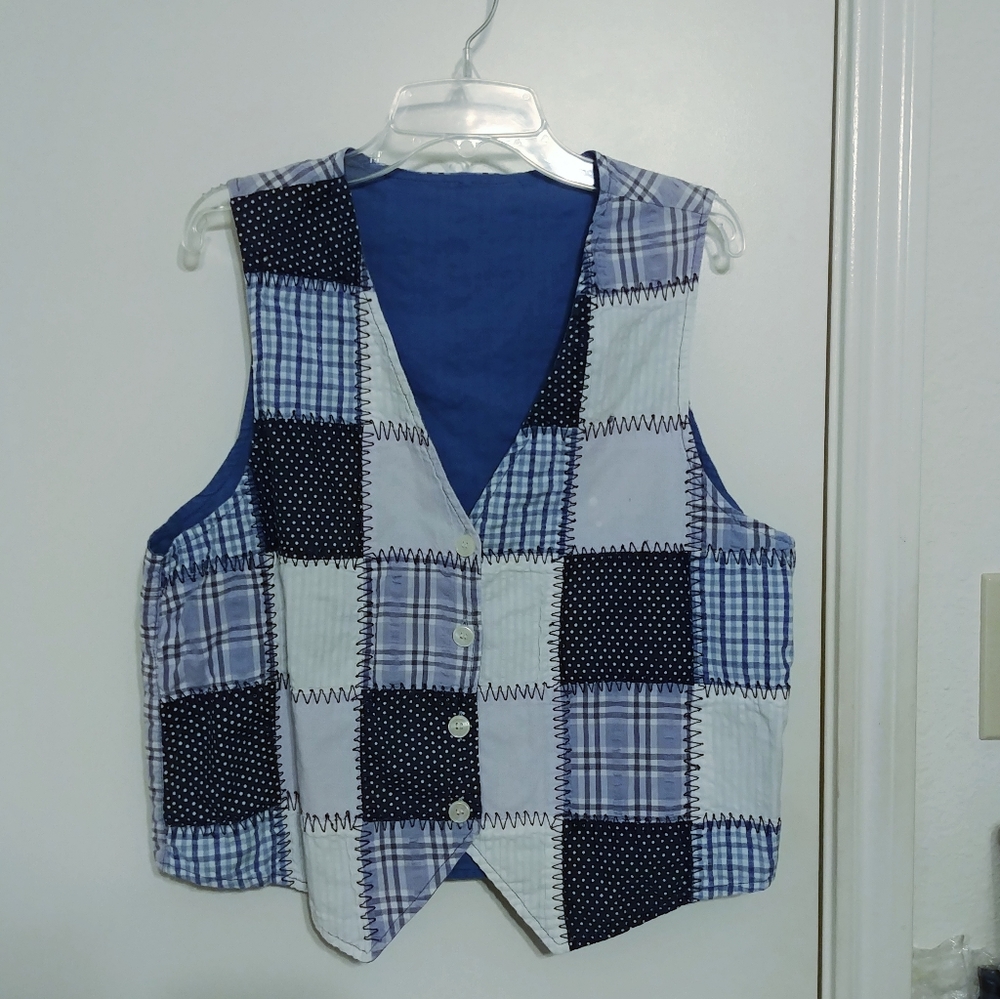 Cute Patchwork Vest